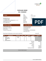 Purchase Order NO: 1010849367: Vendor