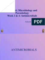 Week 3 & 4 Antimicrobials