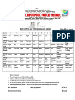 Datesheet of Half Yearly Exams 2022-23-1