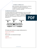 Arreglos y Cadenas en C