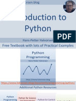 Introduction To Python