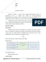 FLUIDS - Properties of Fluids