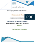 Tarea de Cableado Estructurado