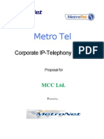 Metro Tel: Corporate IP-Telephony Service