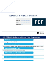 N° 10488 Fuga de Gas en Tubería de KT2