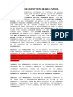 Contrato de Compra Venta de Bien A Futuro de La Sucecion (1) - Augusto Huaranca Mucha