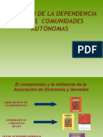 Situacion - Dependencia - Diferentes - Comunidades - Espanolas