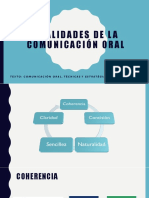 Cualidades de La Comunicación Oral