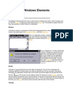 Windows Elements