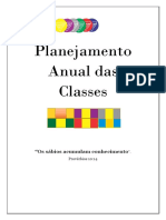 Planejamento Anual Das Classes