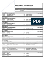 GFA Fixtures 2011 - 2012