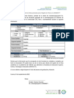 Formulario de Datos Personales SENESCYT