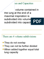 Lung Volumes and Capacities