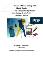 Tle7 q1 w1 Proper Use and Maintaining CSS Hand Tools