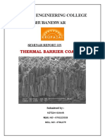 Thermal Barrier Coating Report