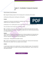 Chapter 9 Coordination Compounds