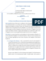 Mahr Azwaaj and Mahr Fatimi Detailed Paper With Calculations With Addendum