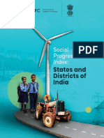 Social Progress Index States and Districts of India