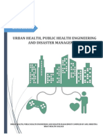 Urban Health, Public Health Engineering and Disaster Management