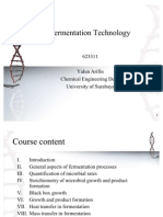 Fermentation Technology Chapter I II III IV