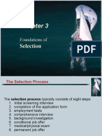 Foundation of Selection