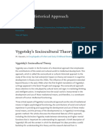 Vygotsky's Sociocultural Theory