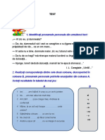 Test, Clasa A V-A - Pronumele