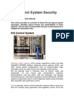 ICS Control System Security