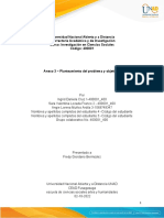 Anexo 3 - Planteaminto Del Problema y Objetivos