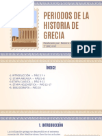 Periodos de La Historia de Grecia