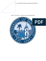 Csol590-02-Fa18-Module 7 Final Project - Computer Forensic Examination Report - Keith Anderson