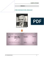 Tarea - Carácter Vocálico Del Lenguaje