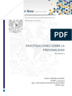 Investigación Personalidad