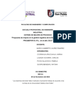 Propuesta de Mejora en La Gestión Logística de La Empresa M & M PROMEFAR E.I.R.L. en El Año 2022