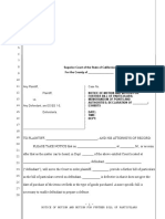 Sample Motion For Further Bill of Particulars