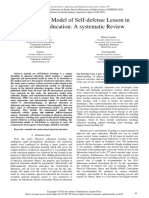 Instructional Model of Self-Defense Lesson in Physical Education: A Systematic Review