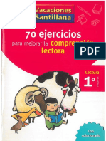 70 Ejercicios para Mejorar La Comprension Lectora