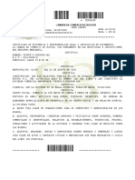 Certificado de Constitución y Gerencia