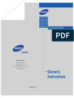 Samsung TXN2668WHF Manual