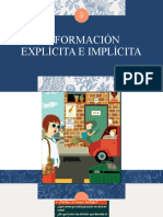 Información Implícita y Explícita y Texto Oral