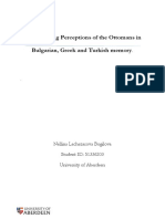 The Differing Perceptions of The Ottomans in Bulgarian, Greek and Turkish Memory