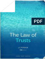 Law of Trusts. by Penner, James