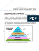 Theories of Motivation