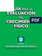 Guía para La Evaluación de Crecimiento Fisico.