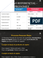 Coesão Referencial - Pronomes