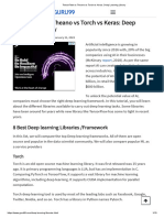 TensorFlow Vs Theano Vs Torch Vs Keras - Deep Learning Library