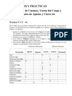 Clasificacion de Cuentas Ejercicio