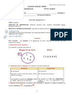 4° MATEMÁTICAS GUIAS #1 Conjuntos. #2 Números Naturales