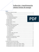 Tema 1: Producción y Transformación de Las Distintas Formas de Energía1