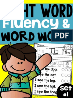 Sight Word Fluency and Word Work 